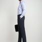 Raymond Men Blue Structure Classic Fit Polyester Blend Trouser