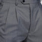 Raymond Men Blue Classic Fit Shark Skin Trouser