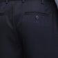 Raymond Men Blue Contemporary Fit Solid Trouser