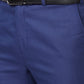 Raymond Blue Slim Fit Polyester Blend Trouser