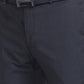 Raymond Grey Solid Slim Fit Polyester Blend Trouser