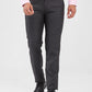 Raymond Grey Solid Slim Fit Polyester Blend Trouser