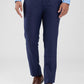 Raymond Blue Solid Slim Fit Polyester Blend Trouser