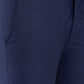 Raymond Blue Solid Slim Fit Polyester Blend Trouser