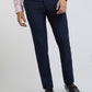 Men Slim Fit Blue Trouser