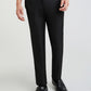 Raymond Men Black Checks Slim Fit Polyester Blend Trouser