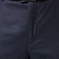 Raymond Blue Structure Slim Fit Polyester Blend Trouser