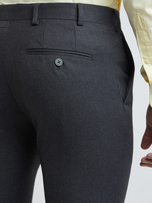 Men Slim Fit Brown Trouser