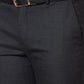 Raymond Men Black Solid Slim Fit Trouser