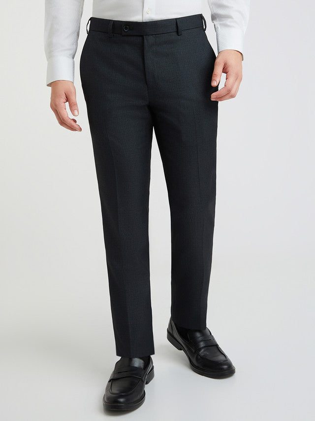 Men Slim Fit Grey Trouser