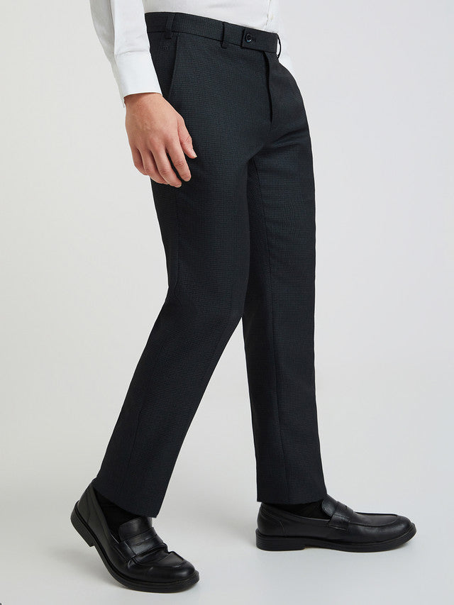 Men Slim Fit Grey Trouser