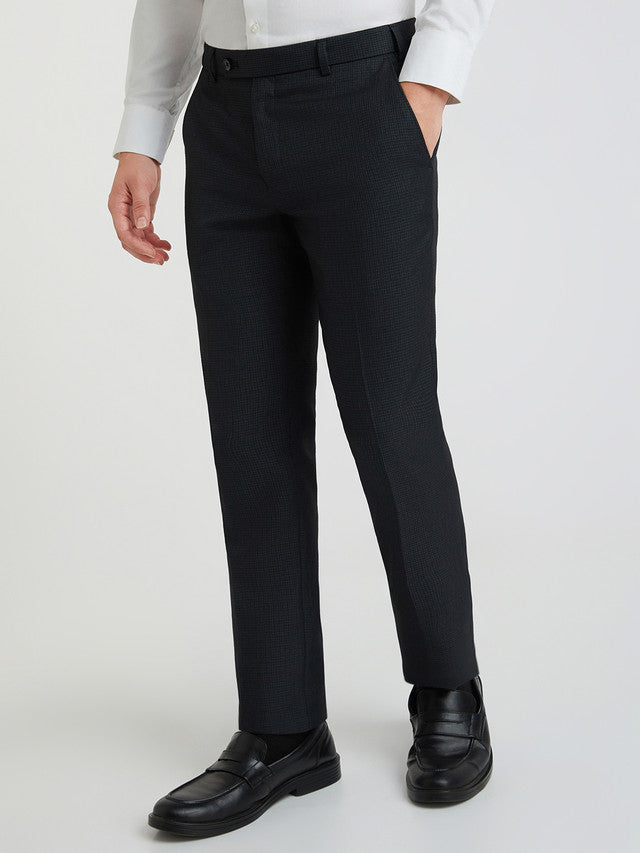 Men Slim Fit Grey Trouser