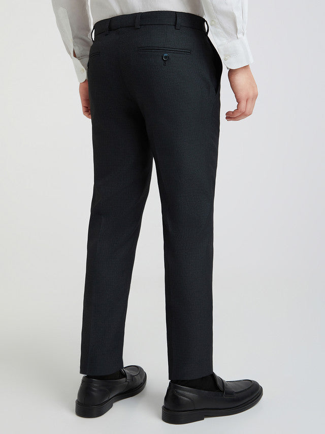 Men Slim Fit Grey Trouser