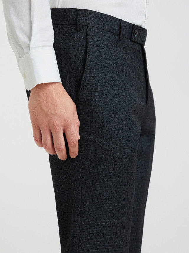 Men Slim Fit Grey Trouser