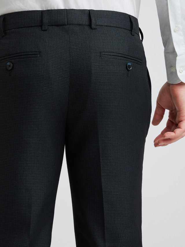 Men Slim Fit Grey Trouser