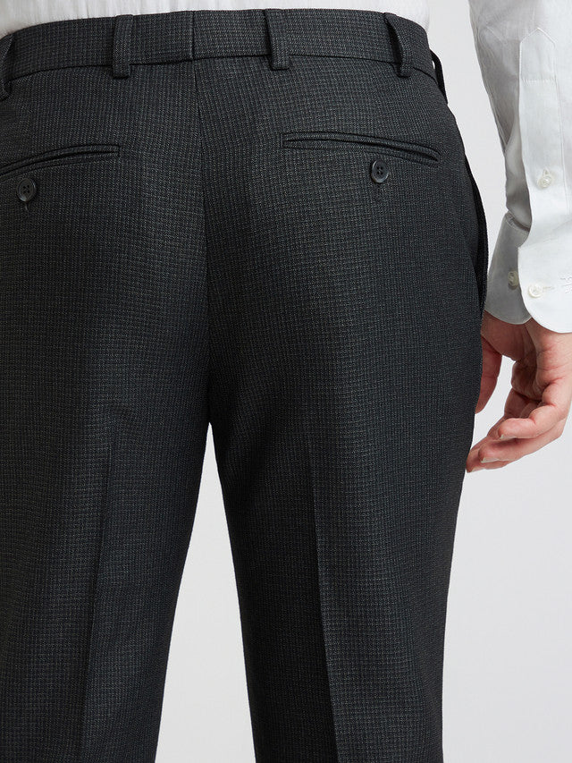 Men Slim Fit Blue Trouser