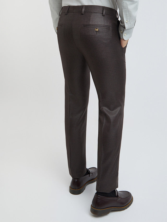 Men Contemporary Fit Blue Trouser