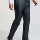 Raymond Men Blue Structure Slim Fit Polyester Trouser