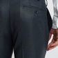 Raymond Men Blue Structure Slim Fit Polyester Trouser