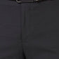 Raymond Men Black Solid Slim Fit Polyester Blend Trouser