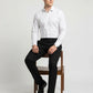 Raymond Men Black Slim Fit Structure Trouser