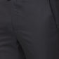 Raymond Men Black Slim Fit Solid Trouser