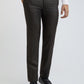 Raymond Men Brown Slim Fit Structure Polyester Trousers