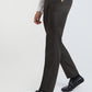 Raymond Men Brown Slim Fit Structure Polyester Trousers