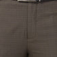 Raymond Men Brown Slim Fit Checks Trouser