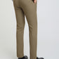 Raymond Men Grey Slim Fit Structure Polyester Trousers