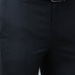 Raymond Men Black Slim Fit Structured Trouser