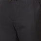 Raymond Black Solid Slim Fit Polyester Blend Trouser