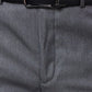 Raymond Grey Solid Slim Fit Polyester Blend Trouser