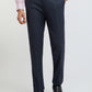 Raymond Men Blue Structure Slim Fit Polyester Blend Trouser