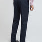Raymond Men Blue Structure Slim Fit Polyester Blend Trouser