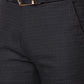 Raymond Black Structure Slim Fit Polyester Blend Trouser