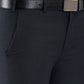 Raymond Men Blue Solid Slim Fit Polyester Blend Trouser
