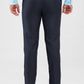 Raymond Blue Structure Slim Fit Polyester Blend Trouser