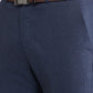 Raymond Blue Structure Slim Fit Polyester Blend Trouser