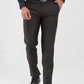 Raymond Brown Structure Slim Fit Polyester Blend Trouser