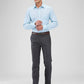 Raymond Grey Structure Slim Fit Polyester Blend Trouser