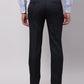 Raymond Blue Solid Slim Fit Polyester Blend Trouser