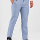 Raymond Blue Checks Slim Fit Polyester Blend Trouser