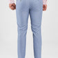 Raymond Blue Checks Slim Fit Polyester Blend Trouser