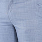 Raymond Blue Checks Slim Fit Polyester Blend Trouser