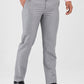 Raymond Grey Checks Slim Fit Polyester Blend Trouser