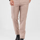 Raymond Brown Checks Slim Fit Polyester Blend Trouser