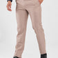 Raymond Brown Checks Slim Fit Polyester Blend Trouser