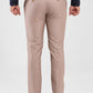 Raymond Brown Checks Slim Fit Polyester Blend Trouser