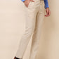 Raymond Men Khaki Slim Fit Checks Trouser